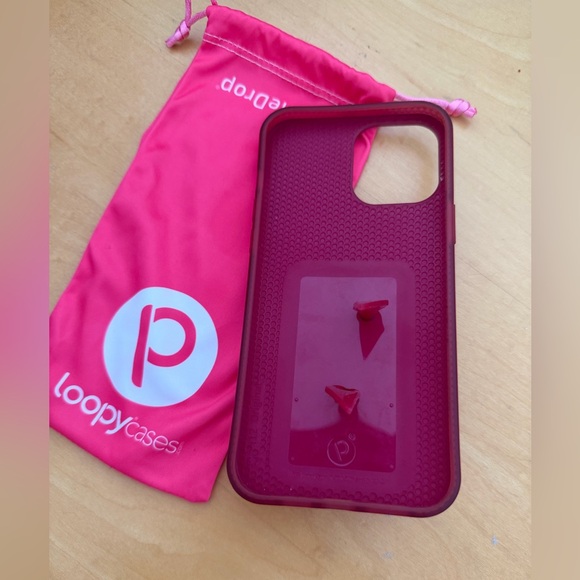 Loopy Case Sparkling Magenta Phone Cover - iPhone 14 Pro Max - Picture 2 of 2
